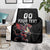 Custom Wales Rugby Blanket Welsh Dragon Mascot Black Version