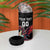 Custom Wales Rugby 4 in 1 Can Cooler Tumbler Welsh Dragon Mascot Black Version