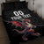 Custom Wales Rugby Quilt Bed Set Welsh Dragon Mascot Black Version