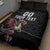 Custom Wales Rugby Quilt Bed Set Welsh Dragon Mascot Black Version