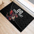 Custom Wales Rugby Rubber Doormat Welsh Dragon Mascot Black Version