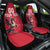 Custom Wales Rugby Car Seat Cover Welsh Dragon Mascot Red Version