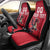 Custom Wales Rugby Car Seat Cover Welsh Dragon Mascot Red Version