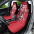 Custom Wales Rugby Car Seat Cover Welsh Dragon Mascot Red Version