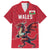 Custom Wales Rugby Family Matching Long Sleeve Bodycon Dress and Hawaiian Shirt Welsh Dragon Mascot Red Version - Wonder Print Shop