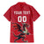 Custom Wales Rugby Family Matching Mermaid Dress and Hawaiian Shirt Welsh Dragon Mascot Red Version - Wonder Print Shop