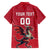 Custom Wales Rugby Family Matching Off Shoulder Short Dress and Hawaiian Shirt Welsh Dragon Mascot Red Version - Wonder Print Shop