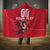 Custom Wales Rugby Hooded Blanket Welsh Dragon Mascot Red Version - Wonder Print Shop