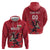 Custom Wales Rugby Hoodie Welsh Dragon Mascot Red Version - Wonder Print Shop