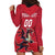 Custom Wales Rugby Hoodie Dress Welsh Dragon Mascot Red Version - Wonder Print Shop