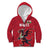 Custom Wales Rugby Kid Hoodie Welsh Dragon Mascot Red Version - Wonder Print Shop