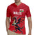 Custom Wales Rugby Rugby Jersey Welsh Dragon Mascot Red Version