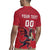 Custom Wales Rugby Rugby Jersey Welsh Dragon Mascot Red Version