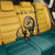 Personalized Sri Lanka Independence Day 1948 Back Car Seat Cover Lion With Traditional Sun Face