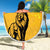 Personalized Sri Lanka Independence Day 1948 Beach Blanket Lion With Traditional Sun Face