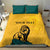 Personalized Sri Lanka Independence Day 1948 Bedding Set Lion With Traditional Sun Face