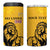 Personalized Sri Lanka Independence Day 1948 4 in 1 Can Cooler Tumbler Lion With Traditional Sun Face