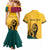 Personalized Sri Lanka Independence Day 1948 Couples Matching Mermaid Dress and Hawaiian Shirt Lion With Traditional Sun Face