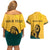 Personalized Sri Lanka Independence Day 1948 Couples Matching Off Shoulder Short Dress and Hawaiian Shirt Lion With Traditional Sun Face