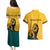 Personalized Sri Lanka Independence Day 1948 Couples Matching Puletasi and Hawaiian Shirt Lion With Traditional Sun Face