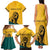 Personalized Sri Lanka Independence Day 1948 Family Matching Tank Maxi Dress and Hawaiian Shirt Lion With Traditional Sun Face - Wonder Print Shop