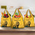 Personalized Sri Lanka Independence Day 1948 Grocery Bag Lion With Traditional Sun Face