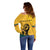 Personalized Sri Lanka Independence Day 1948 Off Shoulder Sweater Lion With Traditional Sun Face