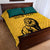 Personalized Sri Lanka Independence Day 1948 Quilt Bed Set Lion With Traditional Sun Face - Wonder Print Shop