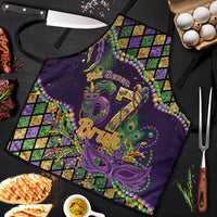 Six Seven Mardi Gras Apron 67 Carnival Mask Beads - Wonder Print Shop