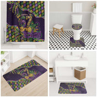 Six Seven Mardi Gras Bathroom Set 67 Carnival Mask Beads - Wonder Print Shop