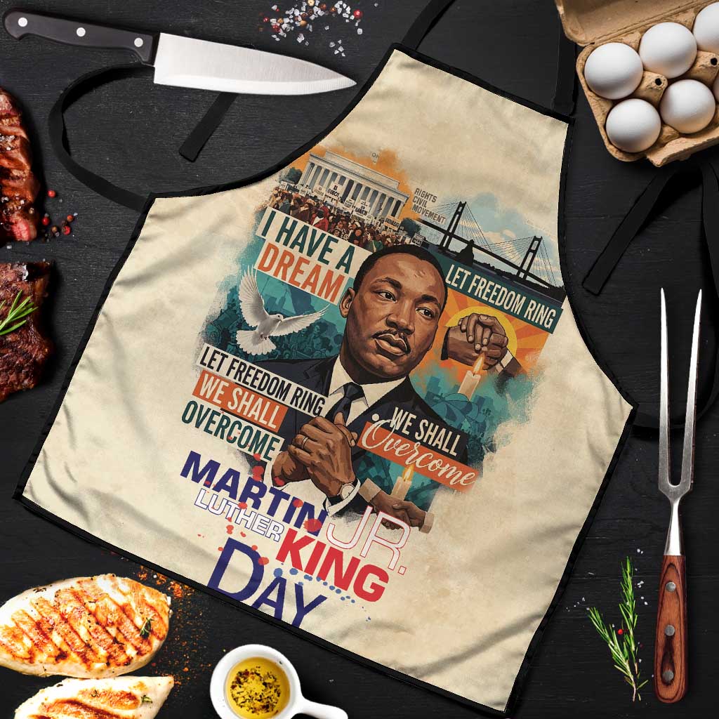 Martin Luther King MLK Apron I Have a Dream Vintage Art - Wonder Print Shop