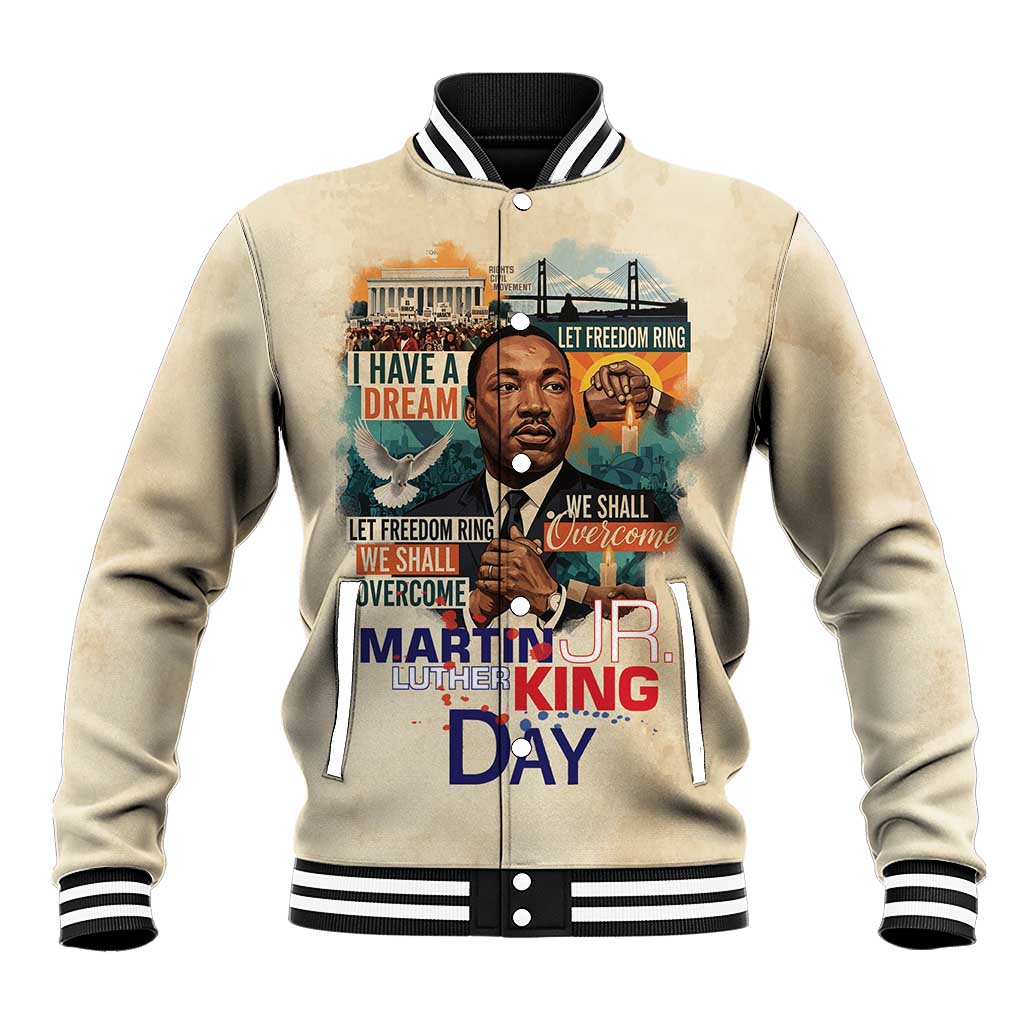 Martin Luther King MLK Baseball Jacket I Have a Dream Vintage Art - Wonder Print Shop