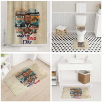 Martin Luther King MLK Bathroom Set I Have a Dream Vintage Art - Wonder Print Shop