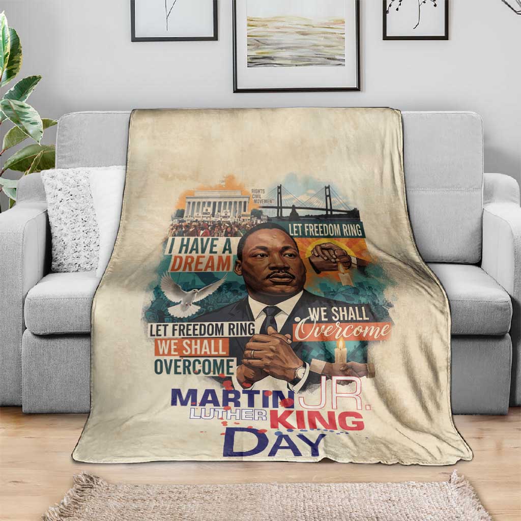 Martin Luther King MLK Blanket I Have a Dream Vintage Art - Wonder Print Shop