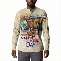 Martin Luther King MLK Button Sweatshirt I Have a Dream Vintage Art