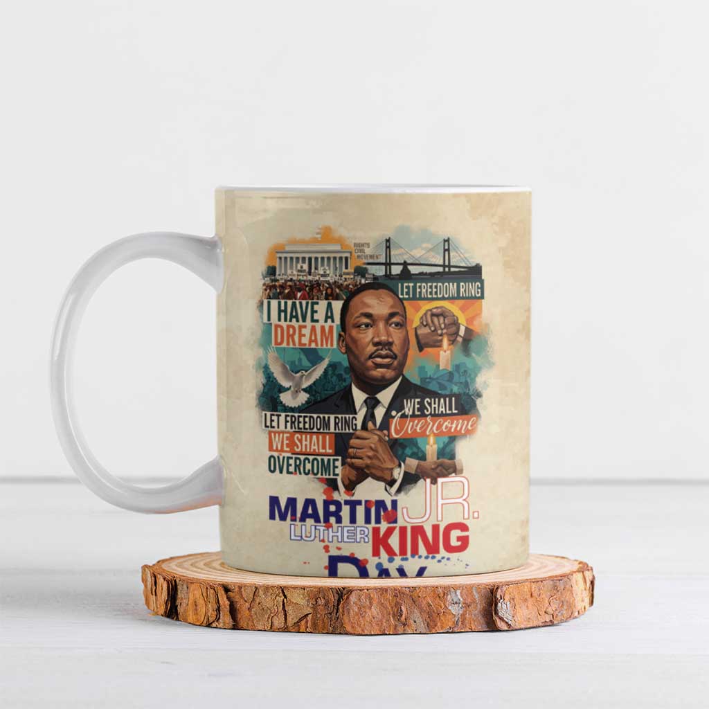 Martin Luther King MLK Ceramic Mug I Have a Dream Vintage Art - Wonder Print Shop