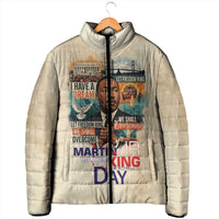 Martin Luther King MLK Padded Jacket I Have a Dream Vintage Art - Wonder Print Shop