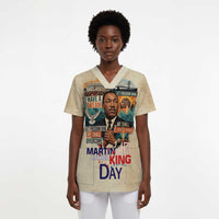 Martin Luther King MLK Scrub Top I Have a Dream Vintage Art - Wonder Print Shop