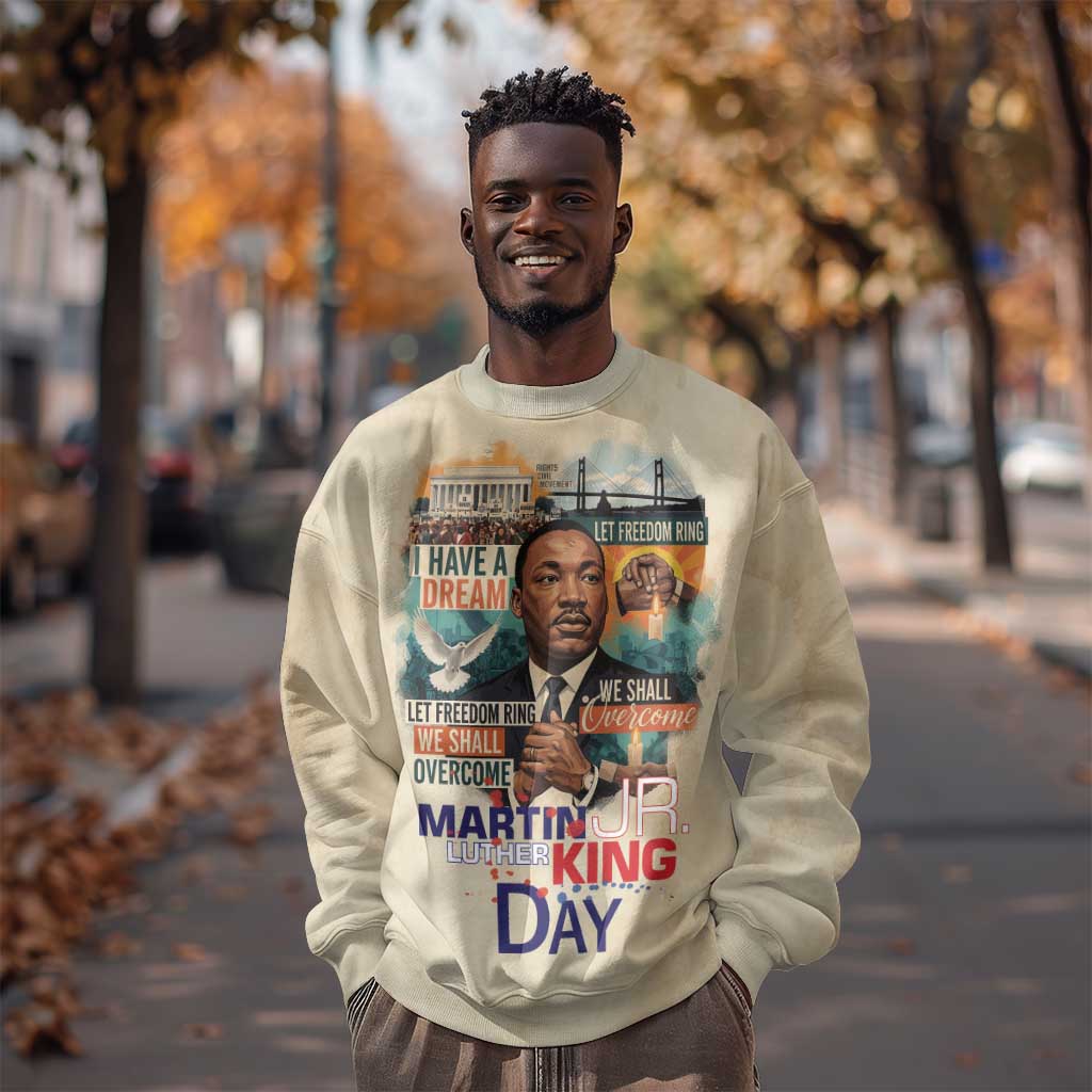 Martin Luther King MLK Sweatshirt I Have a Dream Vintage Art - Wonder Print Shop