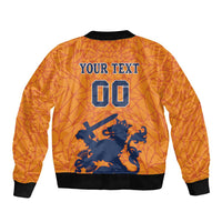 Custom Netherlands Football Bomber Jacket Holland Lion
