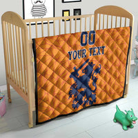 Custom Netherlands Football Quilt Holland Lion