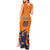 Custom Netherlands Football Tank Maxi Dress Holland Lion