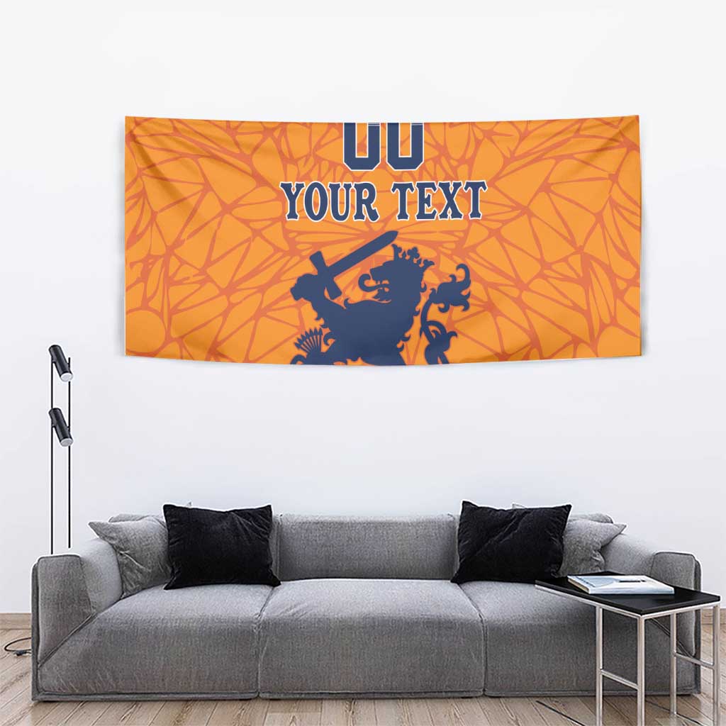 Custom Netherlands Football Tapestry Holland Lion