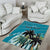 Personalized Saint Kitts and Nevis Coconut Palm Tree Area Rug - Wonder Print Shop