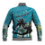 Personalized Saint Kitts and Nevis Coconut Palm Tree Baseball Jacket - Wonder Print Shop