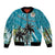 Personalized Saint Kitts and Nevis Coconut Palm Tree Bomber Jacket - Wonder Print Shop