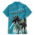 Personalized Saint Kitts and Nevis Coconut Palm Tree Family Matching Mermaid Dress and Hawaiian Shirt - Wonder Print Shop