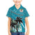 Personalized Saint Kitts and Nevis Coconut Palm Tree Family Matching Mermaid Dress and Hawaiian Shirt - Wonder Print Shop