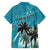 Personalized Saint Kitts and Nevis Coconut Palm Tree Family Matching Puletasi and Hawaiian Shirt - Wonder Print Shop