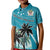 Personalized Saint Kitts and Nevis Coconut Palm Tree Kid Polo Shirt - Wonder Print Shop